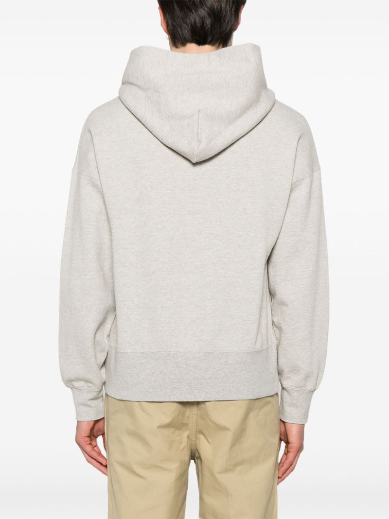 Grey Cotton Hoodie