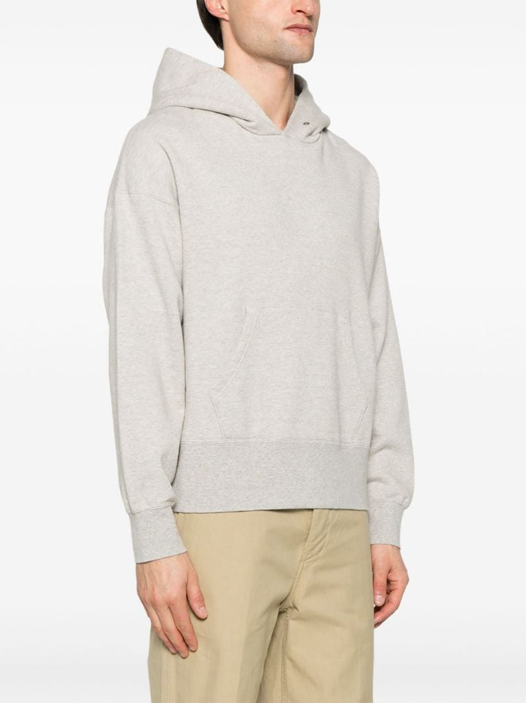 Grey Cotton Hoodie