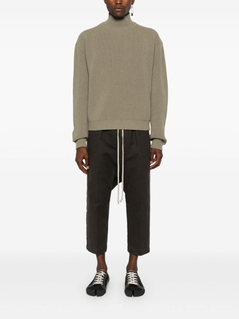 Cropped Tapered Track Pants