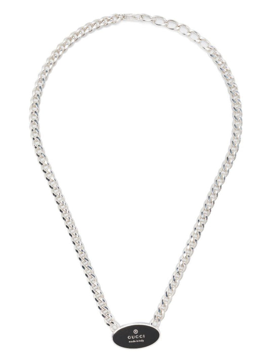 Logo Pendant Necklace