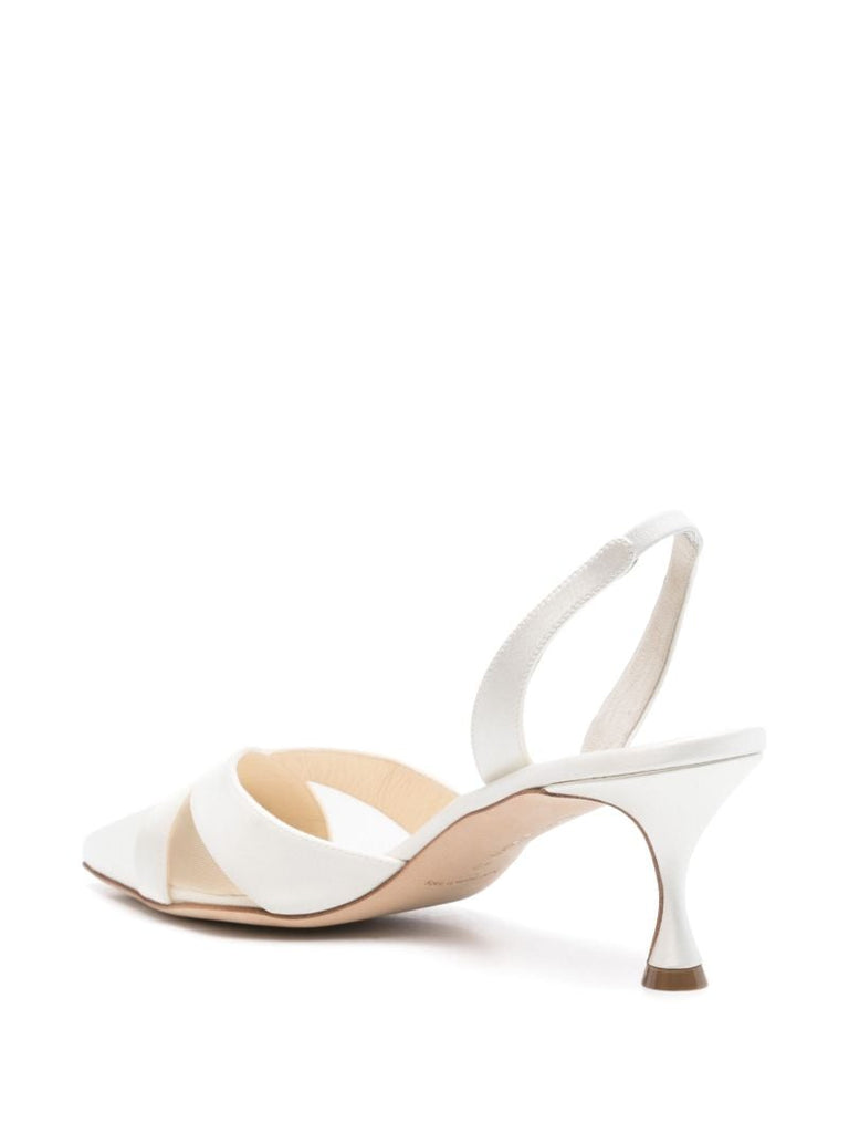 White 50mm Oyounasali Pumps