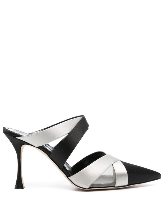 Black 90mm Oyounak Mules