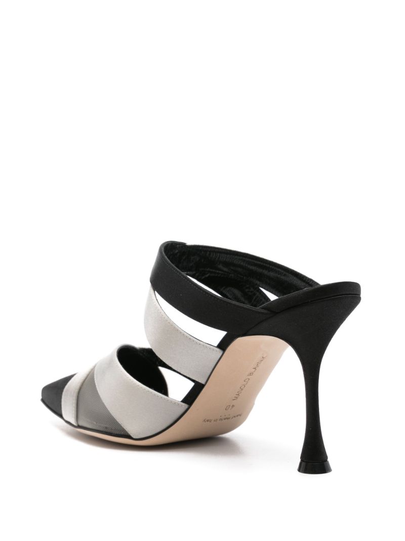 Black 90mm Oyounak Mules