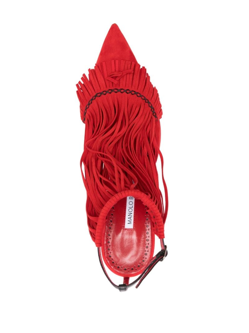 Red 105mm Fiki Sandals
