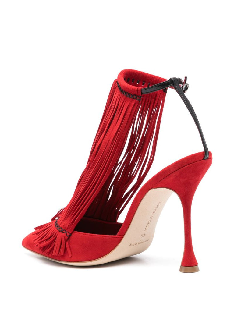 Red 105mm Fiki Sandals