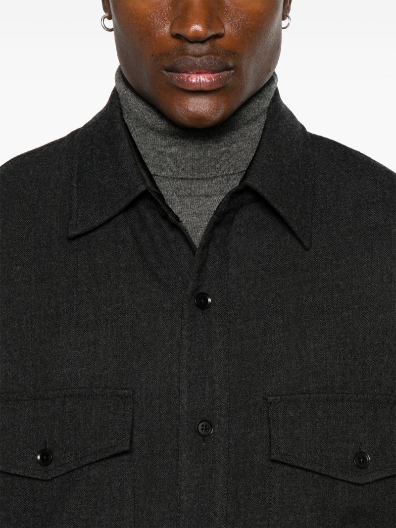 Grey Wool Shirt