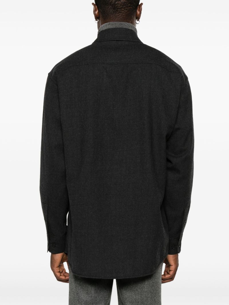 Grey Wool Shirt