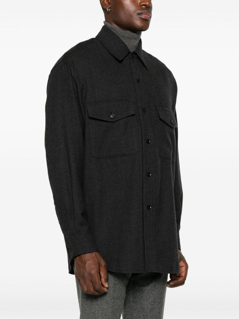 Grey Wool Shirt