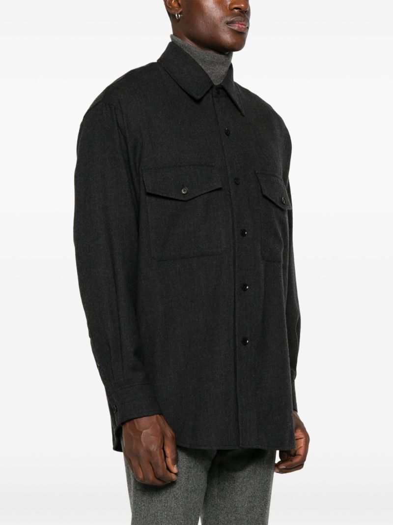 Grey Wool Shirt