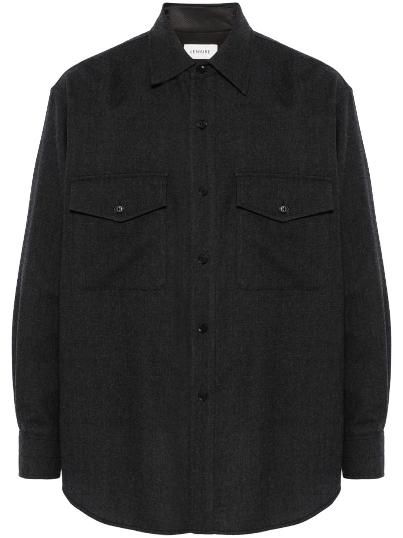 Grey Wool Shirt