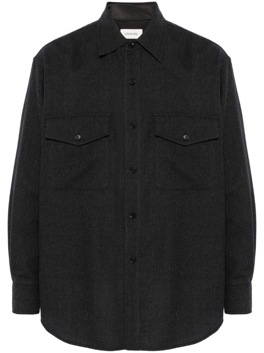 Grey Wool Shirt