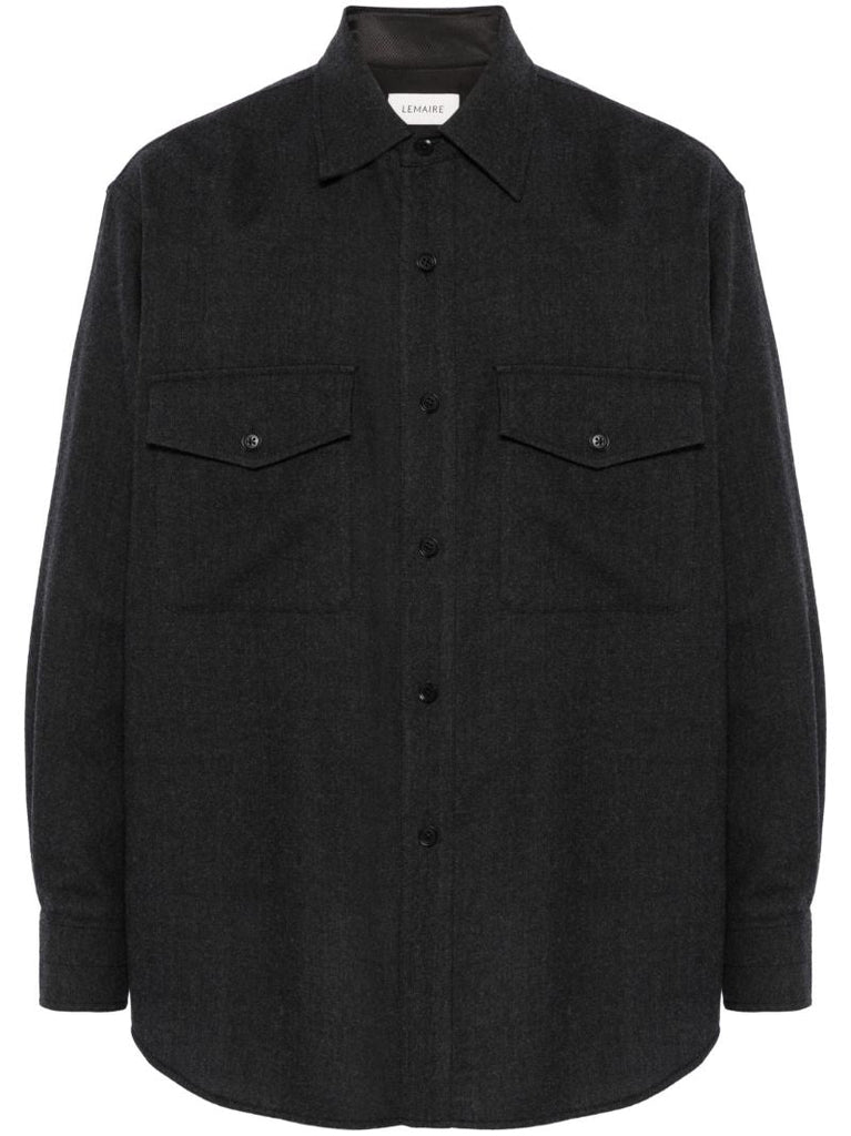Grey Wool Shirt