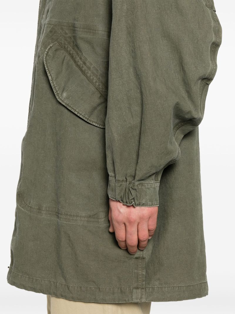 Green Six-five Parka Coat