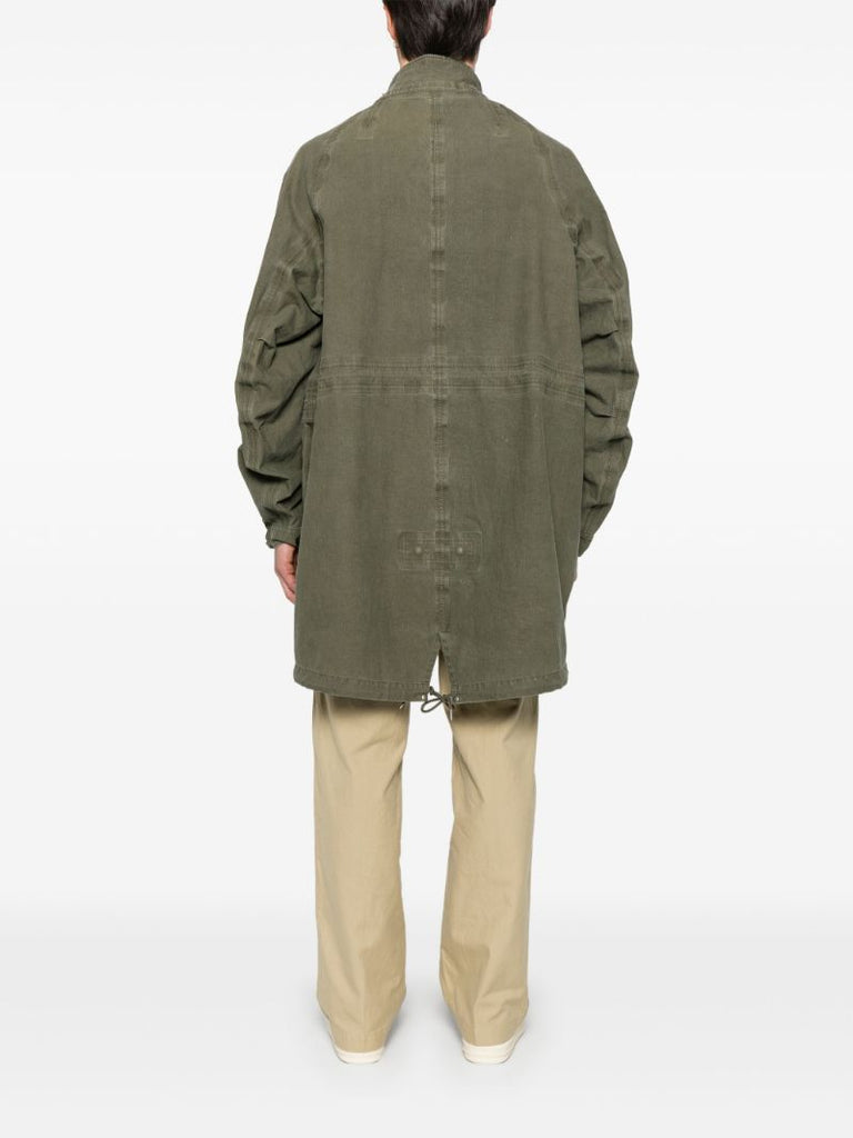 Green Six-five Parka Coat