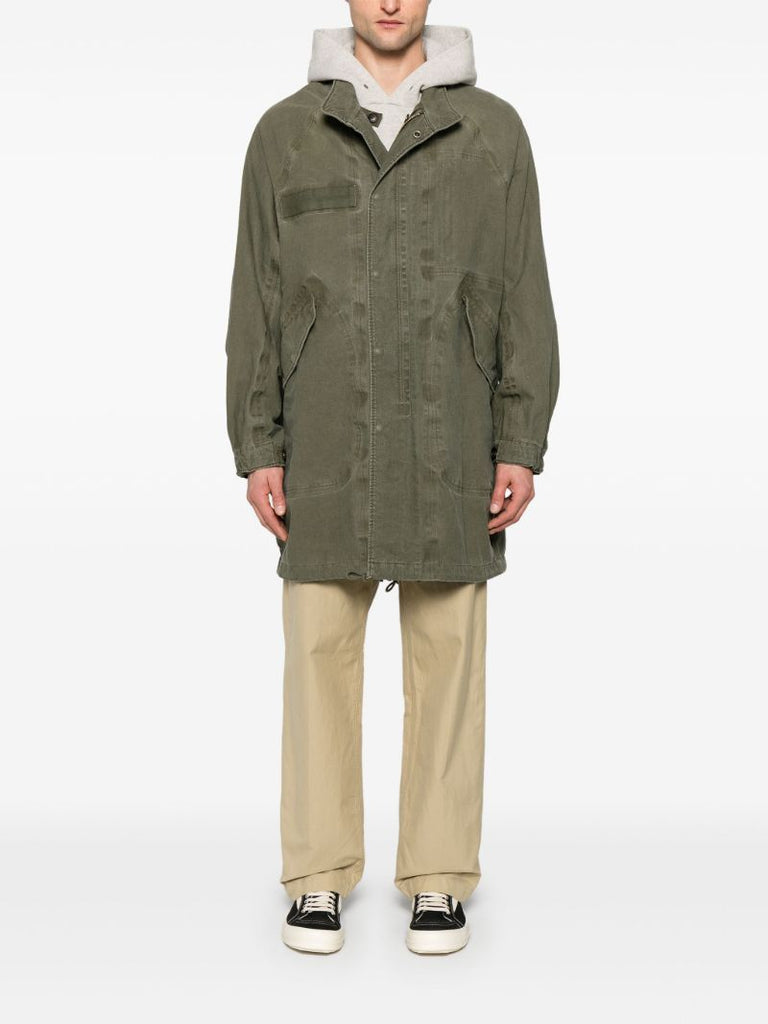 Green Six-five Parka Coat