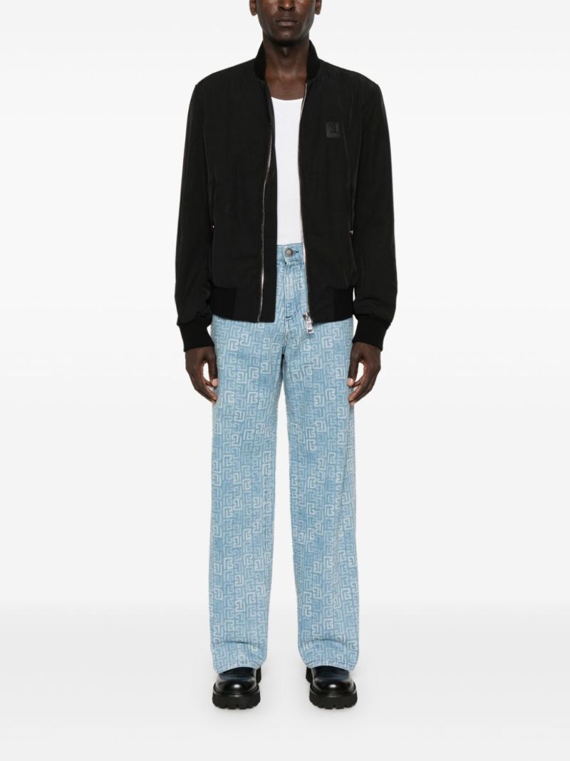 Monogram-jacquard Jeans