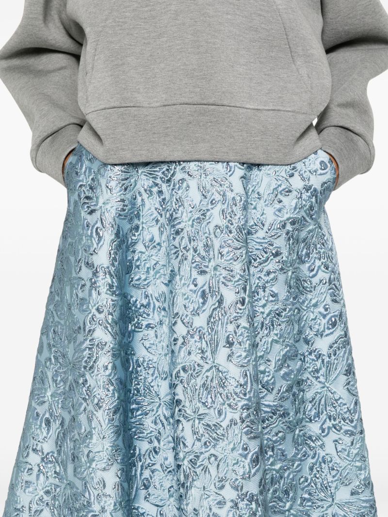 Jacquard A-line Skirt