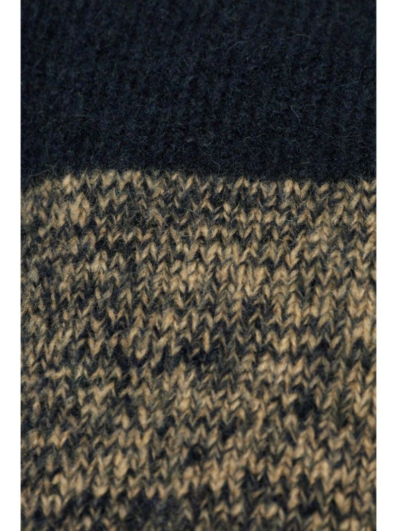 Black Two-tone Sweater