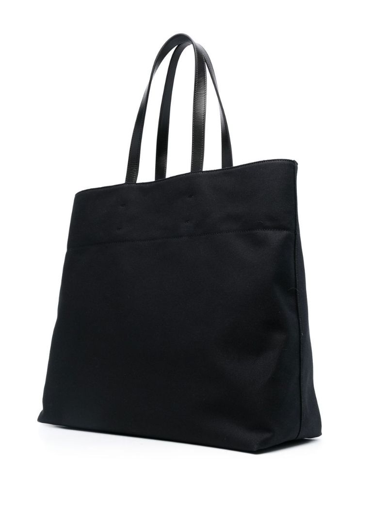 Black Logo-print Tote Bag