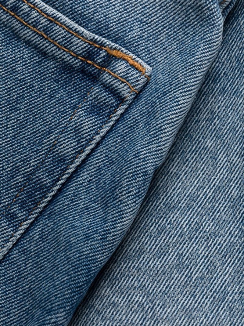 Blue Wide-leg Jeans