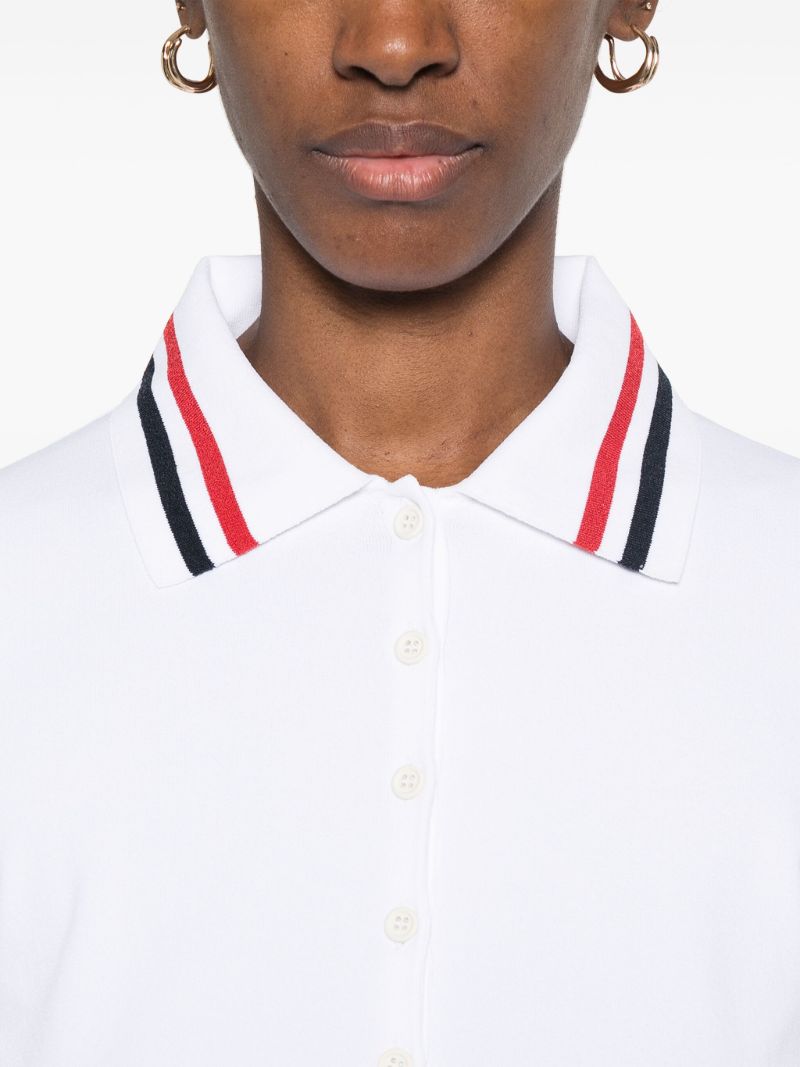 White Rwb-stripe Polo Shirt
