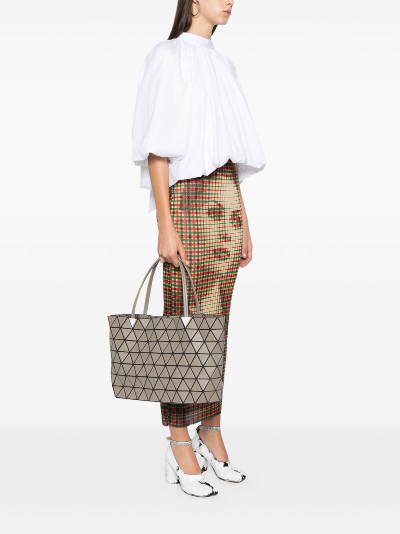 Geometric-panelled Tote Bag