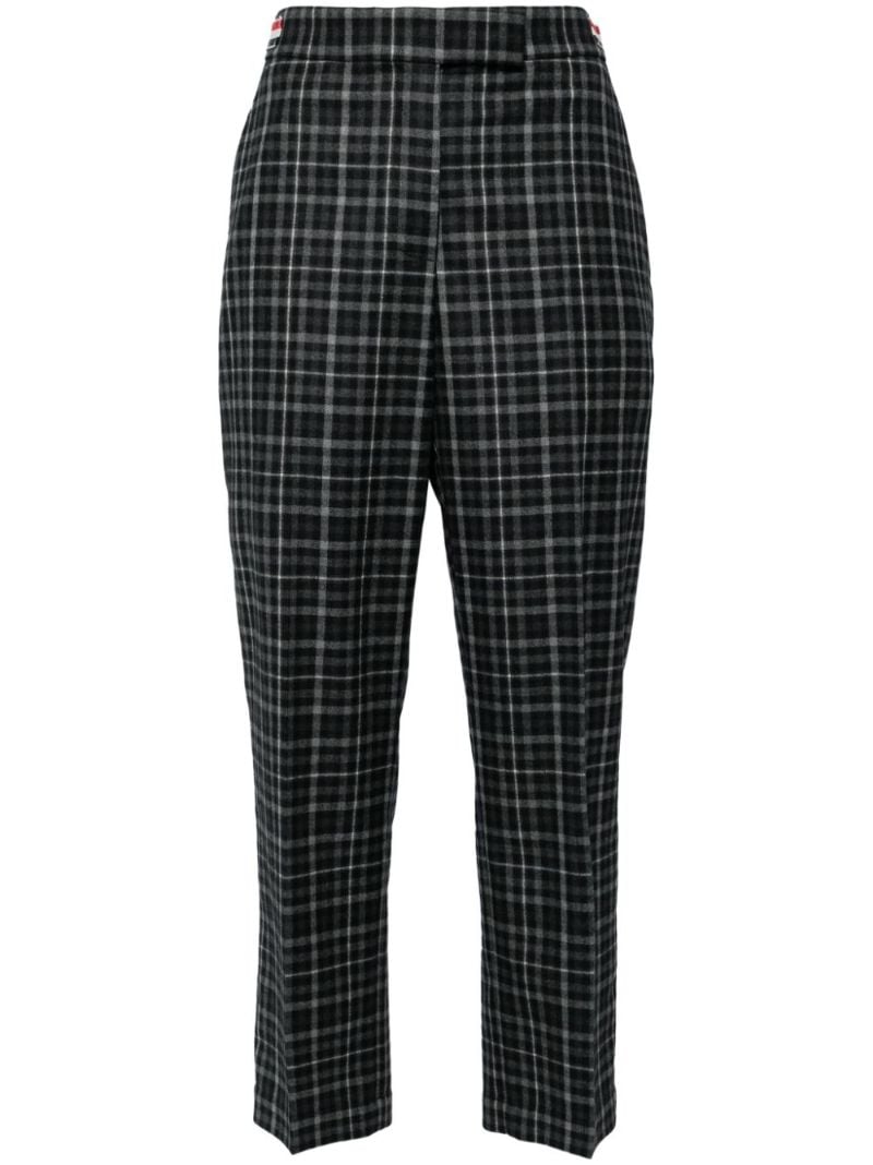 Checked Tailored Trousers