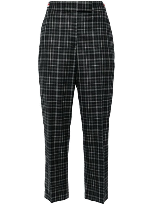 Checked Tailored Trousers