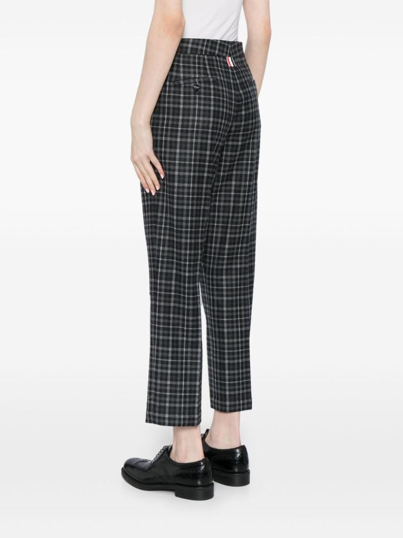 Checked Tailored Trousers