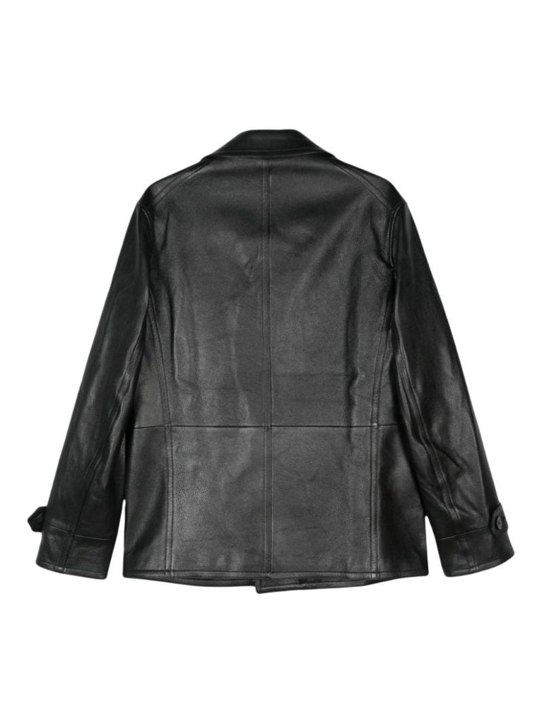 Grained Leather Jacket