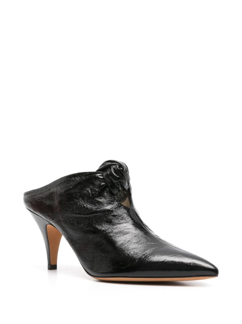 Black Rowan Mules