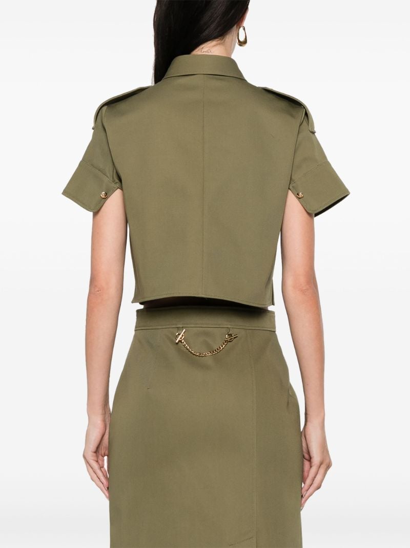 Cropped Cotton Shirt