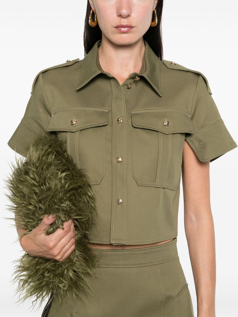 Cropped Cotton Shirt