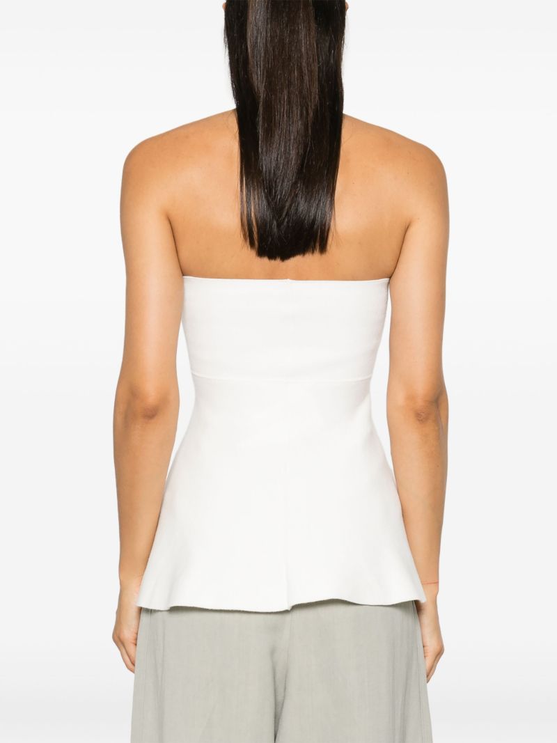 White Agathe Top