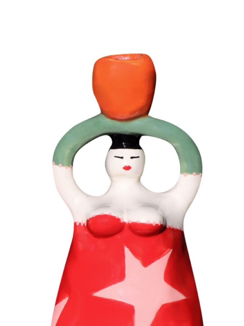 X Browns Porcelain Candle Holders (set of Two)