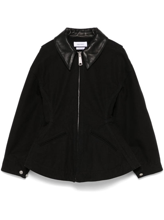 Peplum Denim Jacket