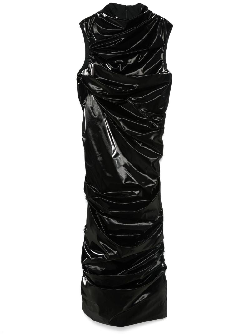 High-shine Ruched Dress