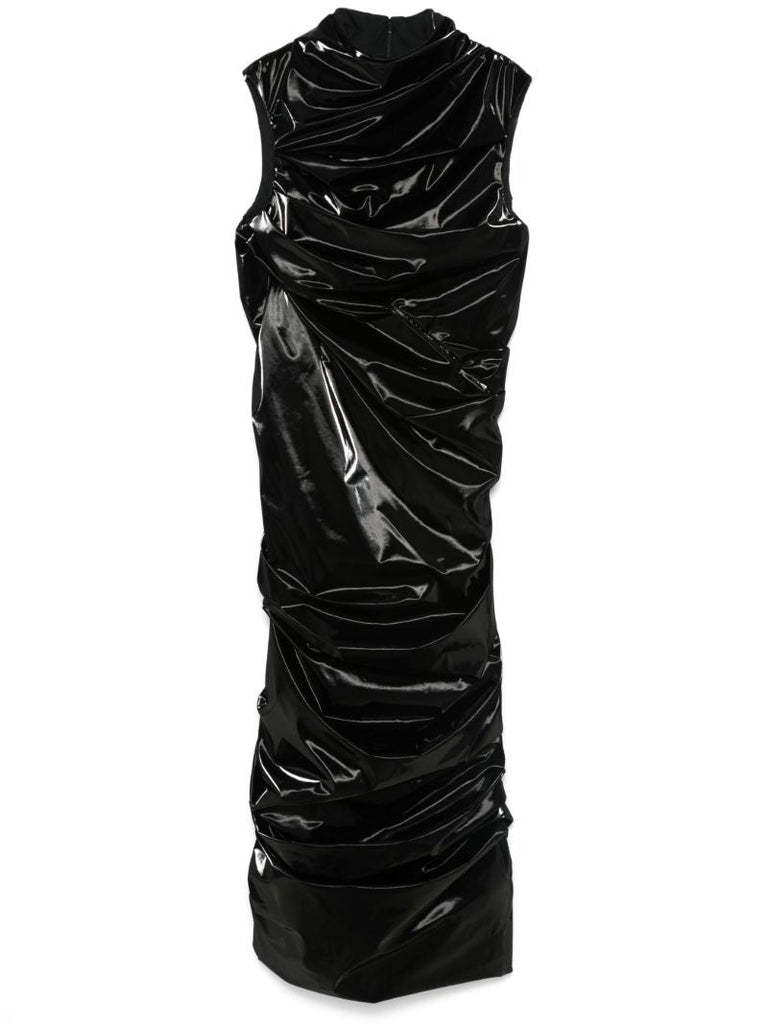 High-shine Ruched Dress