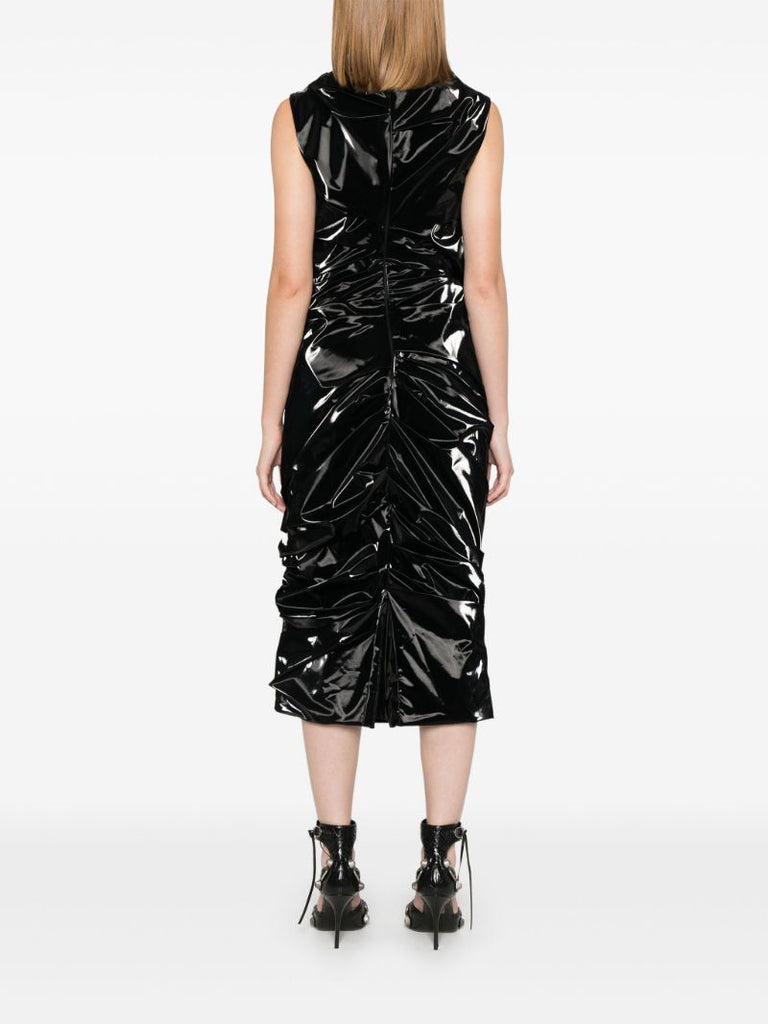 High-shine Ruched Dress