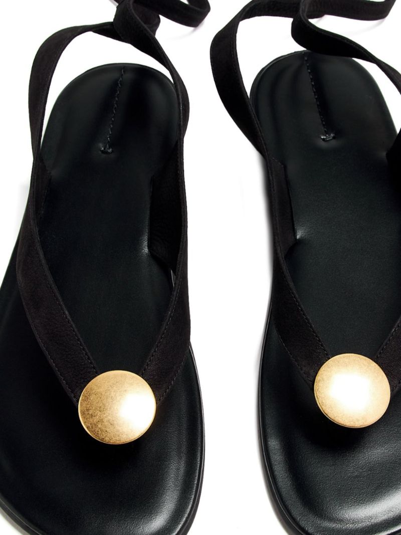 Charm-detail Sandals