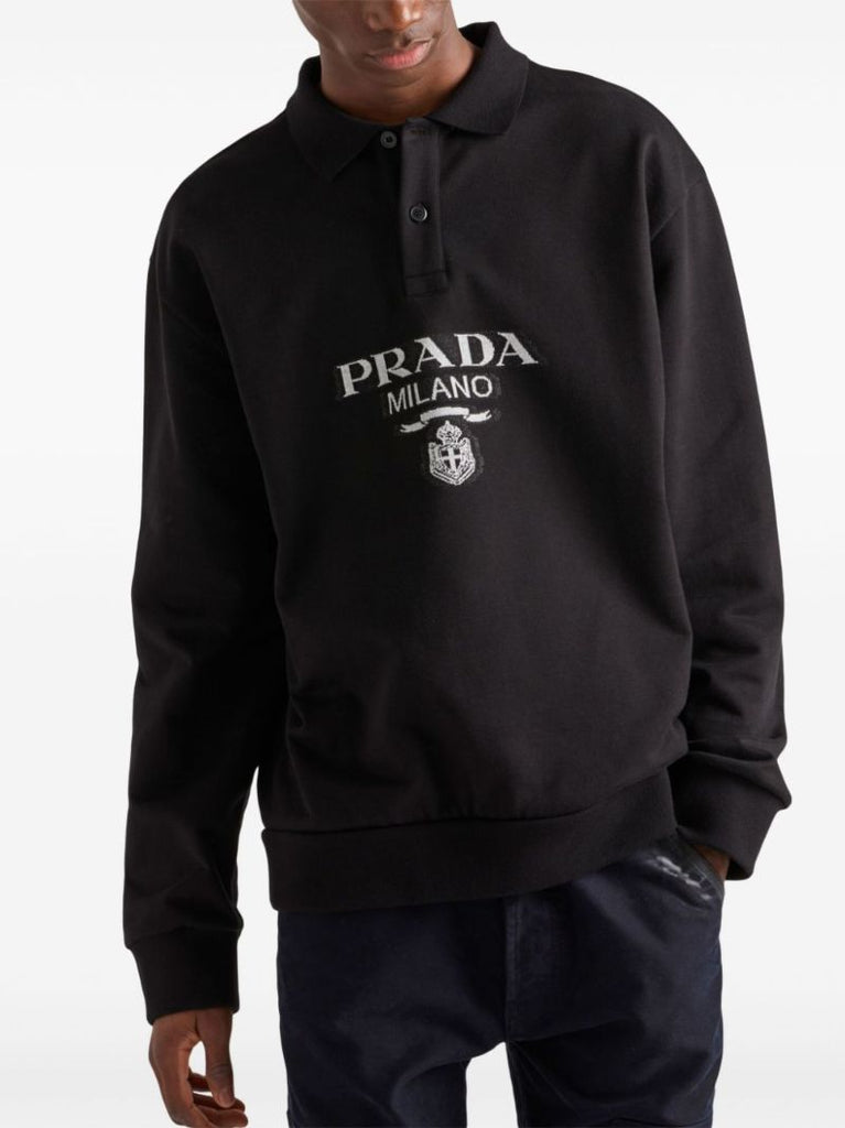Logo-jacquard Cotton Polo Shirt