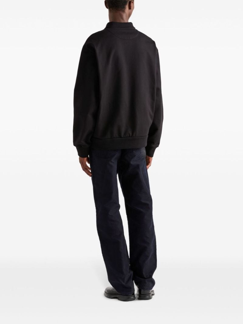 Logo-jacquard Cotton Polo Shirt