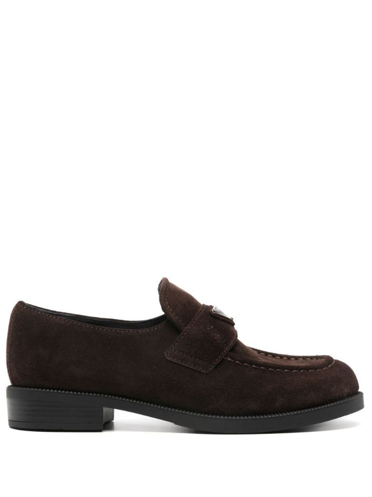 Triangle-logo Loafers