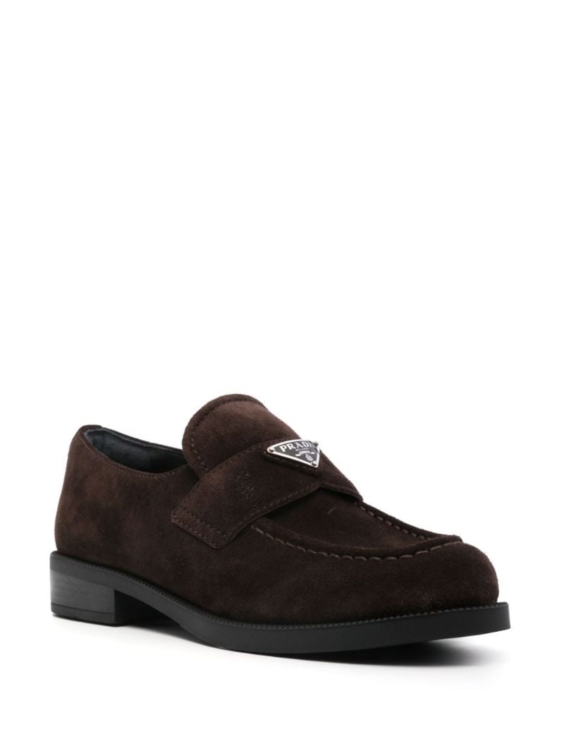 Triangle-logo Loafers