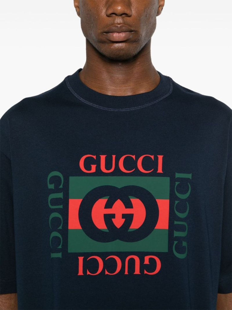 Black Interlocking G-print T-shirt