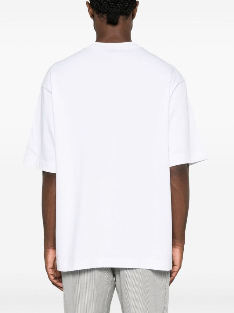 White Interlocking G-print T-shirt