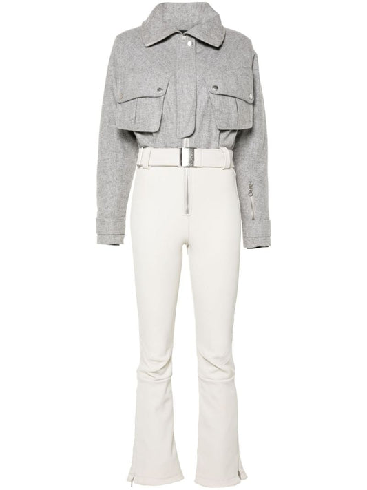 Grey Two-tone Ski Suit