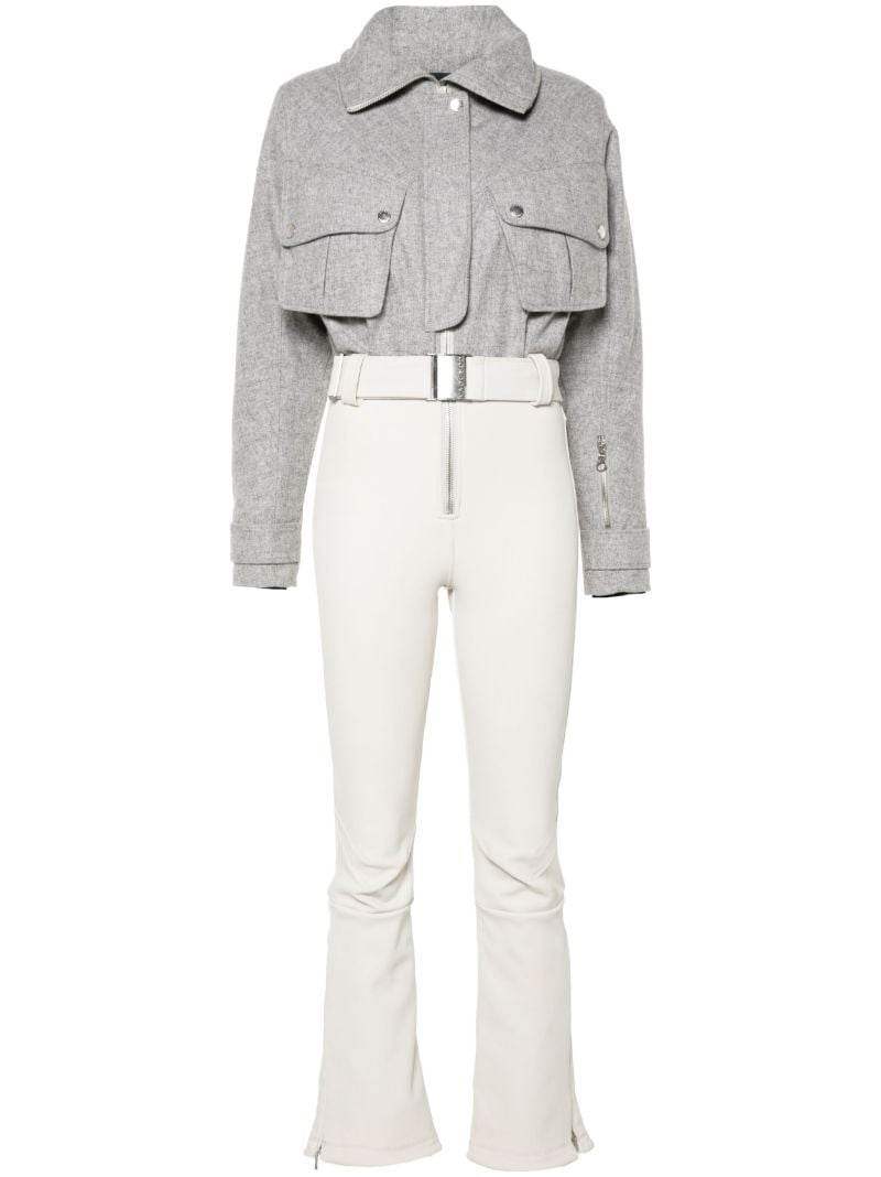 Grey Two-tone Ski Suit