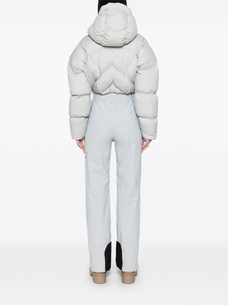 Grey Padded Ski Suit