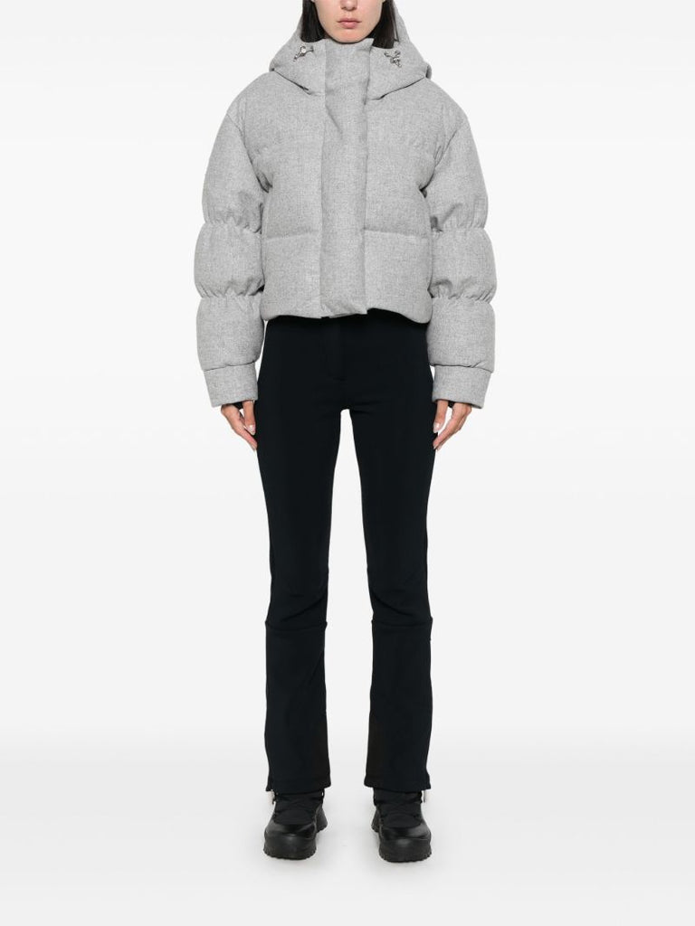 Black Slim-cut Ski Trousers